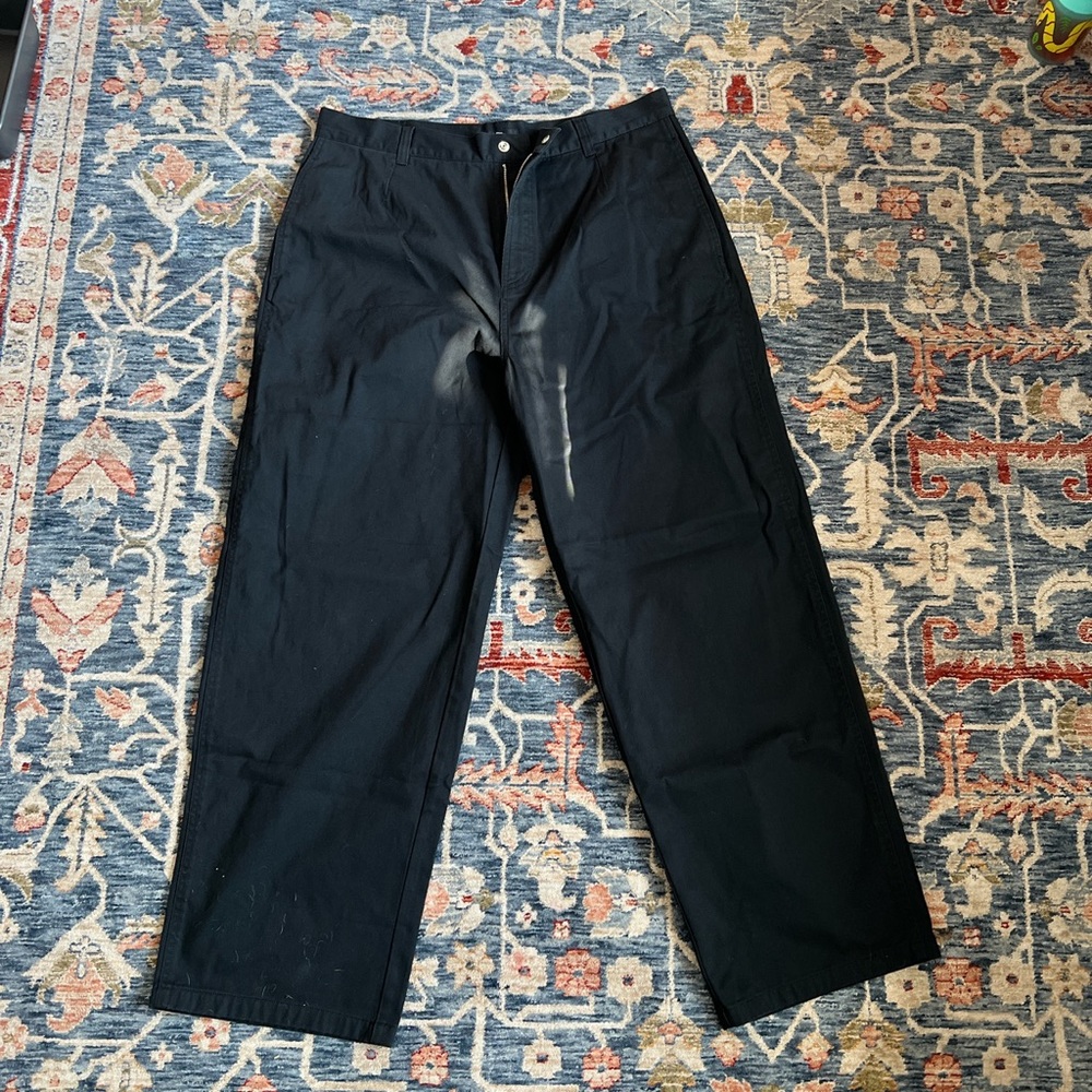Brand New Black Stussy Workgear Twill Trouser waist 36.
